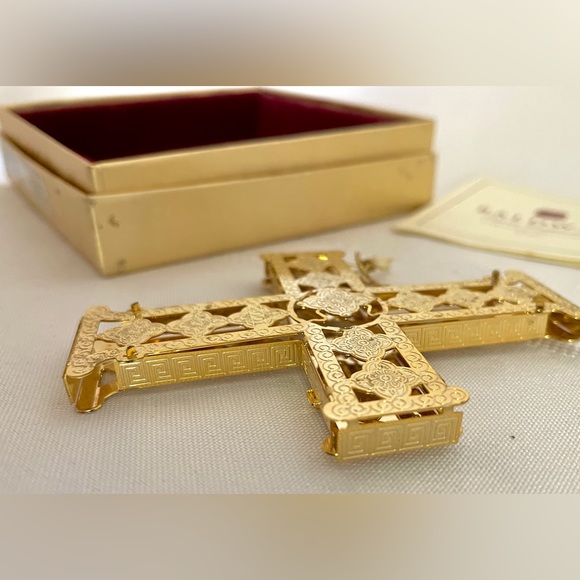 ROMANESQUE CROSS 77001.010 2001 Baldwin Brass Ltd Edition Timeless Craftsmanship - Picture 4 of 6